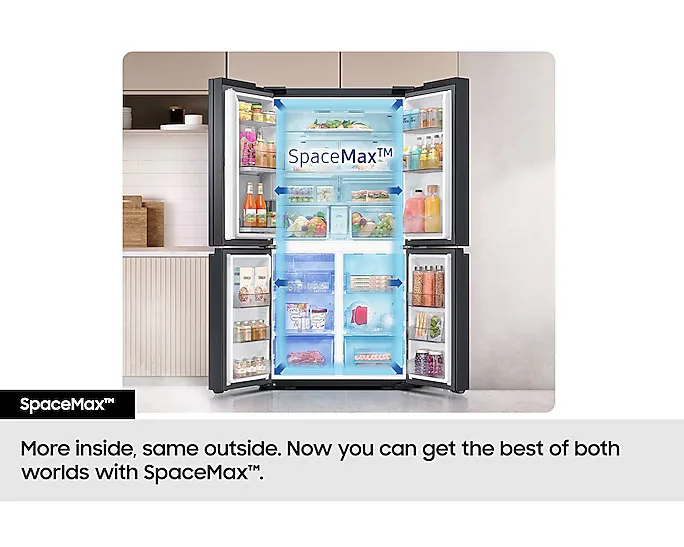 Samsung Bespoke AI 4 Door French Door Refrigerator SpaceMax 674L - Image 9