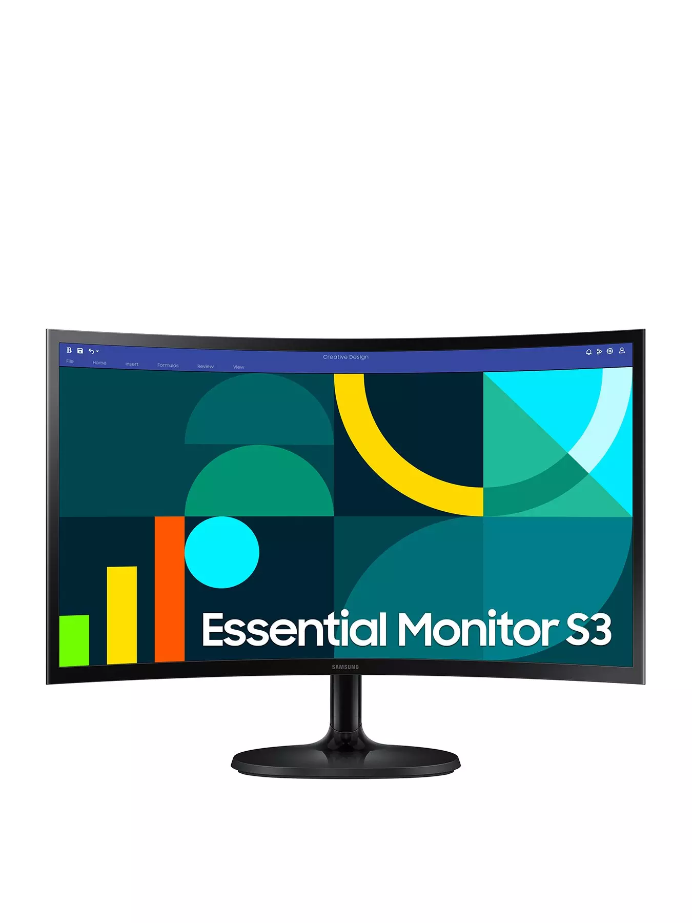 24" S36GD FHD Curved Monitor  LS24D360GAUXXU - Image 2