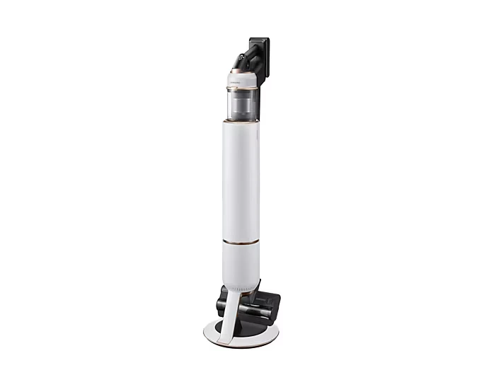 Samsung Bespoke Jet™ PLUS Pet Cordless Stick Vacuum Cleaner, Max 210W Suction Power with All-in-One Clean Station - Misty White VS20B95823W/EU
