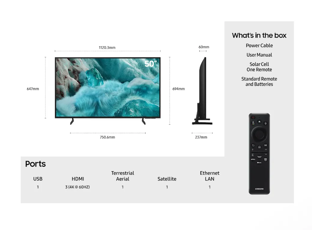 50" QLED Q7F 4K Vision AI Smart TV (2025) - Image 2