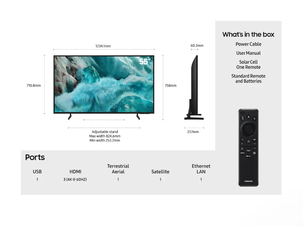 55" QLED Q7F 4K Vision AI Smart TV (2025) - Image 2