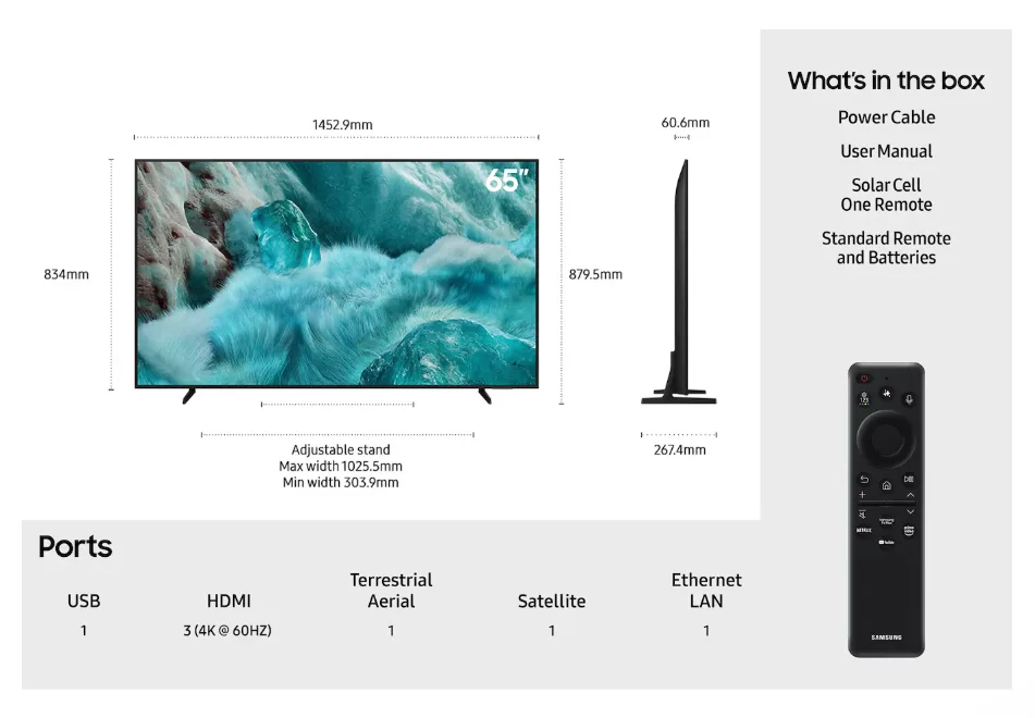 65" QLED Q7F 4K Vision AI Smart TV (2025) - Image 2