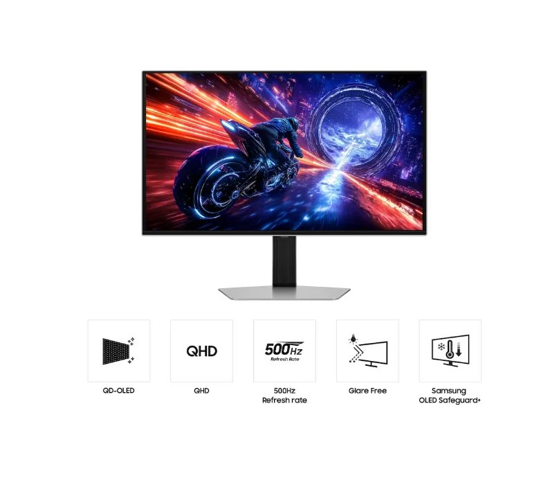 SAMSUNG 27" Odyssey OLED G6 (G60SF) 500Hz Gaming Monitor - Image 2