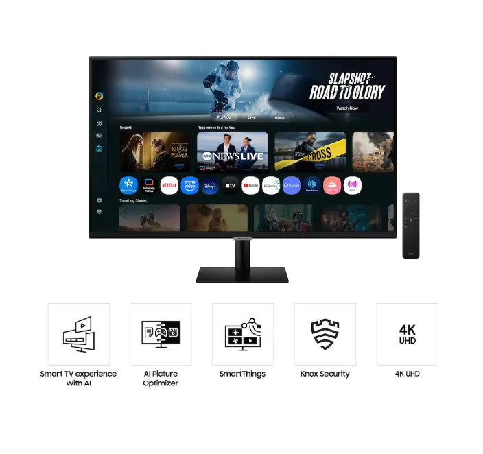 Samsung 32" M70F UHD Smart Monitor - Image 2