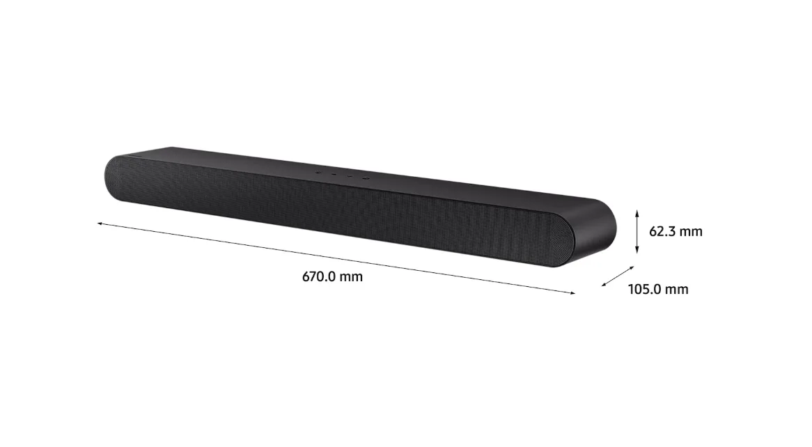 SAMSUNG 3.0ch S-Series All-in-One Compact Soundbar (HW-S50B) - Image 2
