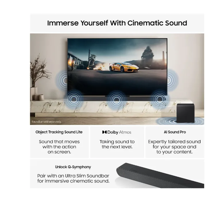SAMSUNG 65" S90F 4K OLED Vision AI Smart TV (2025) - Image 4