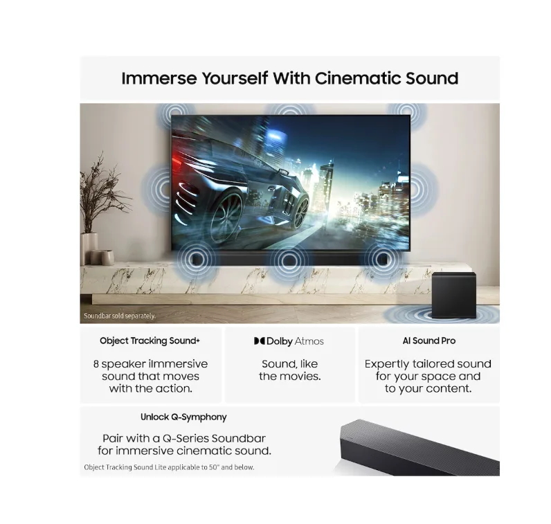 SAMSUNG 65" Neo QLED QN90F 4K Vision AI Smart TV (2025) - Image 4