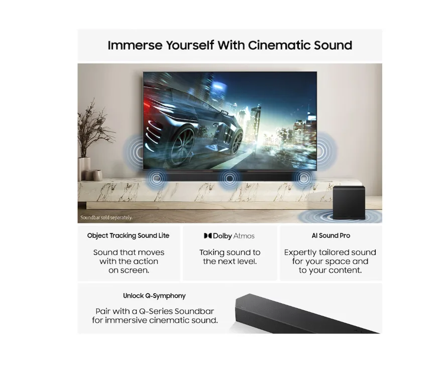 SAMSUNG 55" QN80F Neo QLED 4K Vision AI Smart TV (2025) - Image 4