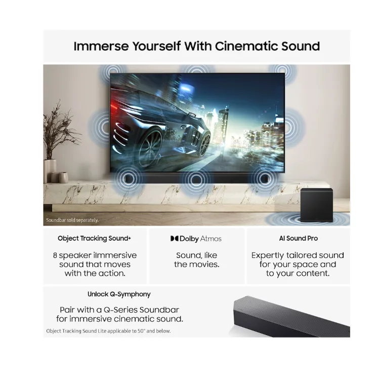SAMSUNG 75" Neo QLED QN90F 4K Vision AI Smart TV (2025) - Image 3