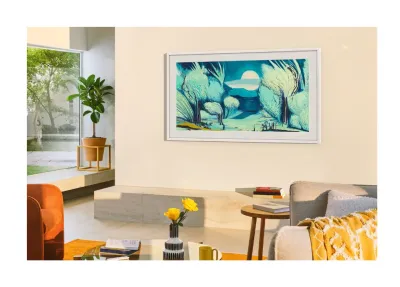 SAMSUNG 55" The Frame (LS03F) 4K QLED Smart Art TV (2025)