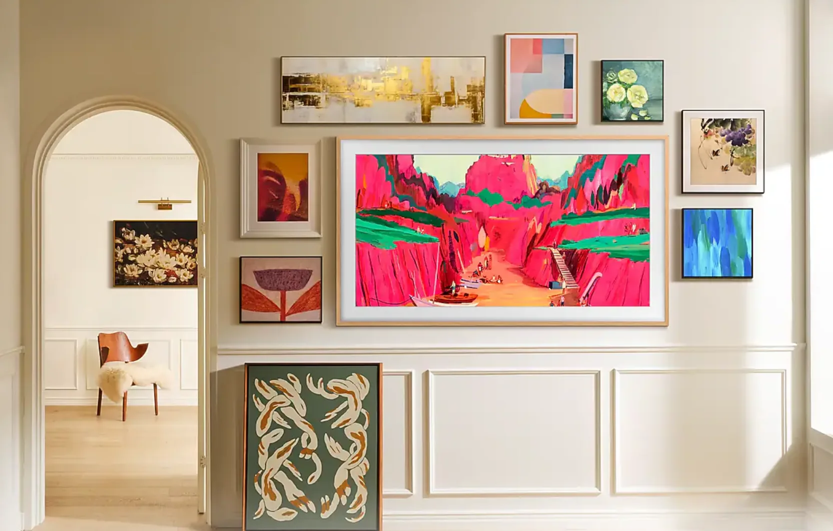 SAMSUNG 85" The Frame (LS03F) 4K QLED Smart Art TV (2025)