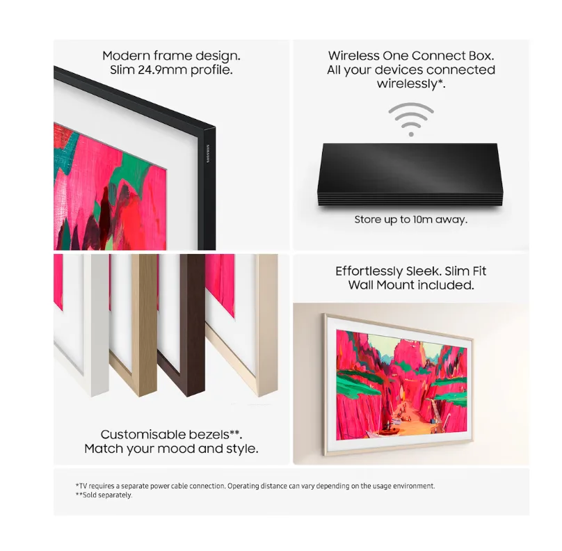 SAMSUNG 85" The Frame (LS03F) 4K QLED Smart Art TV (2025) - Image 2